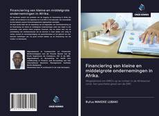 Buchcover von Financiering van kleine en middelgrote ondernemingen in Afrika.