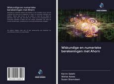 Capa do livro de Wiskundige en numerieke berekeningen met Ahorn 