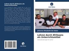 Buchcover von Lehren durch Afrikaans als Unterrichtsmittel