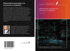 Buchcover von Matemáticas aplicadas a la economía y la gestión