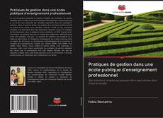 Buchcover von Pratiques de gestion dans une école publique d'enseignement professionnel