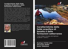 Caratteristiche delle falde acquifere di basalto e delle formazioni sotterranee kitap kapağı