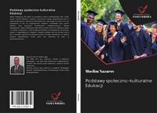 Portada del libro de Podstawy społeczno-kulturalne Edukacji