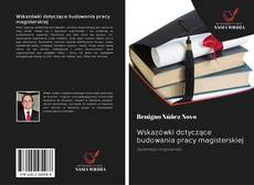 Portada del libro de Wskazówki dotyczące budowania pracy magisterskiej