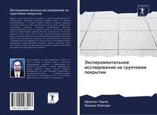 Buchcover von Экспериментальное исследование на грунтовом покрытии