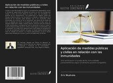 Bookcover of Aplicación de medidas públicas y civiles en relación con las inmunidades