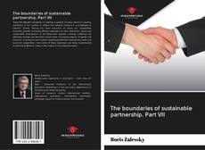 Buchcover von The boundaries of sustainable partnership. Part VII