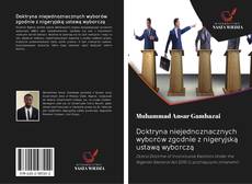 Copertina di Doktryna niejednoznacznych wyborów zgodnie z nigeryjską ustawą wyborczą