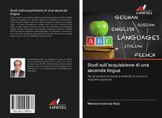 Capa do livro de Studi sull'acquisizione di una seconda lingua 