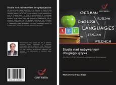 Buchcover von Studia nad nabywaniem drugiego języka