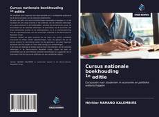 Bookcover of Cursus nationale boekhouding 1e editie