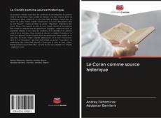 Buchcover von Le Coran comme source historique