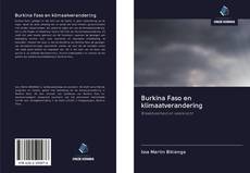 Buchcover von Burkina Faso en klimaatverandering