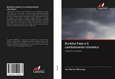 Capa do livro de Burkina Faso e il cambiamento climatico 