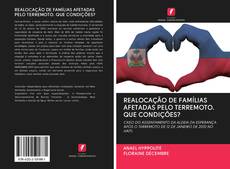 Bookcover of REALOCAÇÃO DE FAMÍLIAS AFETADAS PELO TERREMOTO. QUE CONDIÇÕES?