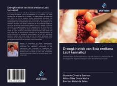 Copertina di Droogkinetiek van Bixa orellana Labil (annatto)