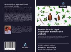 Buchcover von Etherische oliën tegen weekdieren Biomphalaria glabrata