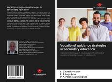 Buchcover von Vocational guidance strategies in secondary education