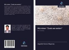 Microben "Zoals we weten" kitap kapağı