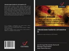 Jakościowe badania zdrowotne III kitap kapağı