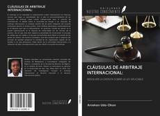 CLÁUSULAS DE ARBITRAJE INTERNACIONAL: kitap kapağı