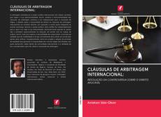 Обложка CLÁUSULAS DE ARBITRAGEM INTERNACIONAL: