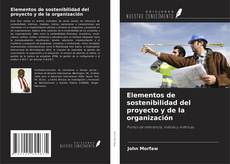 Buchcover von Elementos de sostenibilidad del proyecto y de la organización