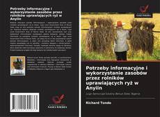 Обложка Potrzeby informacyjne i wykorzystanie zasobów przez rolników uprawiających ryż w Anyiin