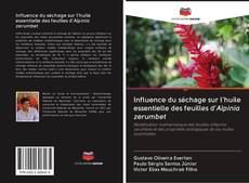 Capa do livro de Influence du séchage sur l'huile essentielle des feuilles d'Alpinia zerumbet 