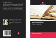Buchcover von Pesquisa histórica