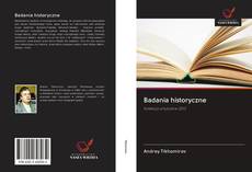 Bookcover of Badania historyczne