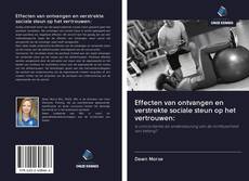 Effecten van ontvangen en verstrekte sociale steun op het vertrouwen:的封面