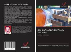 Portada del libro de EDUKACJA TECHNICZNA W SUDANIE