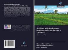 Bookcover of Huishoudelijk budget en voedselconsumptiescore in Kibumba