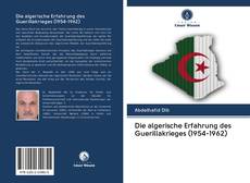 Die algerische Erfahrung des Guerillakrieges (1954-1962) kitap kapağı