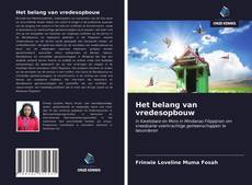 Het belang van vredesopbouw的封面