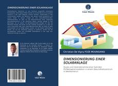 Bookcover of DIMENSIONIERUNG EINER SOLARANLAGE