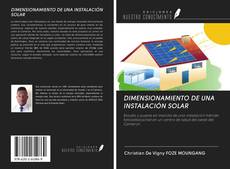 Buchcover von DIMENSIONAMIENTO DE UNA INSTALACIÓN SOLAR