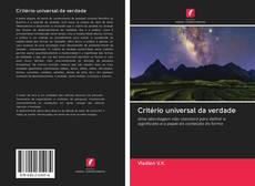 Bookcover of Critério universal da verdade