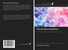 Buchcover von Dos estudios lingüísticos