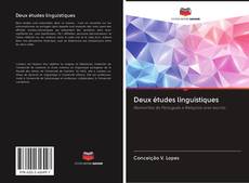 Buchcover von Deux études linguistiques