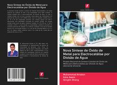 Capa do livro de Nova Síntese de Óxido de Metal para Electrocatálise por Divisão de Água 