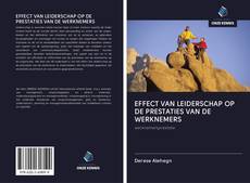 Bookcover of EFFECT VAN LEIDERSCHAP OP DE PRESTATIES VAN DE WERKNEMERS