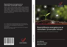 Bookcover of Kwantyfikacja energetyczna w rolnictwie i przemyśle rolnym