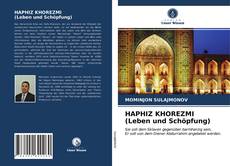 Capa do livro de HAPHIZ KHOREZMI (Leben und Schöpfung) 
