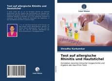 Capa do livro de Test auf allergische Rhinitis und Hautstichel 