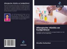 Обложка Allergische rhinitis en huidpriktest