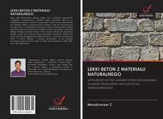 Bookcover of LEKKI BETON Z MATERIAŁU NATURALNEGO