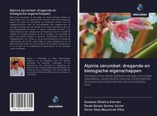 Portada del libro de Alpinia zerumbet: drogende en biologische eigenschappen