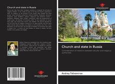 Capa do livro de Church and state in Russia 